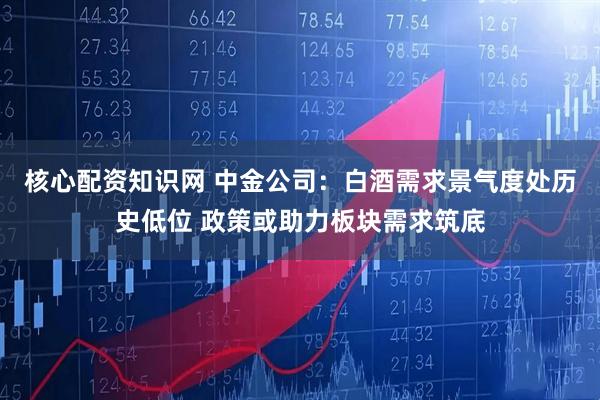 核心配资知识网 中金公司：白酒需求景气度处历史低位 政策或助力板块需求筑底