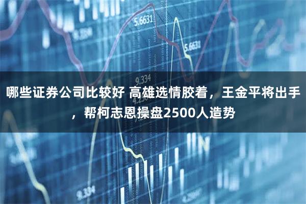 哪些证券公司比较好 高雄选情胶着，王金平将出手，帮柯志恩操盘2500人造势